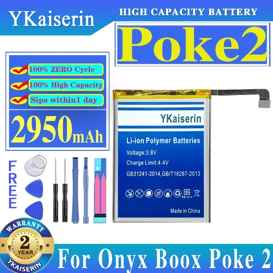 Аккумулятор YKaiserin Poke2 Poke3 для Onyx Boox Poke 2 3 высококачественный аккумулятор
