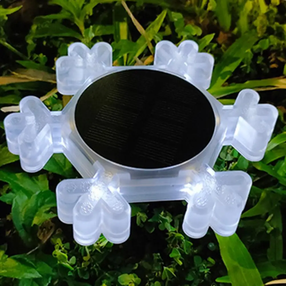 

Garden Decoration Effortless Solar Landscape Auto On/off Waterproof Garden Lamps with Light Sensor for Xmas Snowflake Lawn Decor