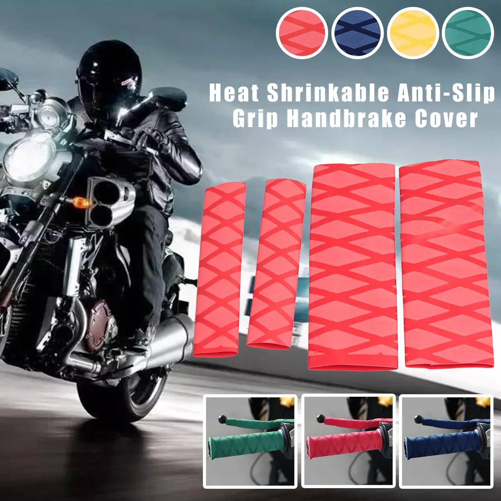 

Motorcycle Universal Heat Shrinkable Grip Cover Non-slip Handbrake Sleeve For R1250GS/ADV Water Bird R1200GS Y9N0