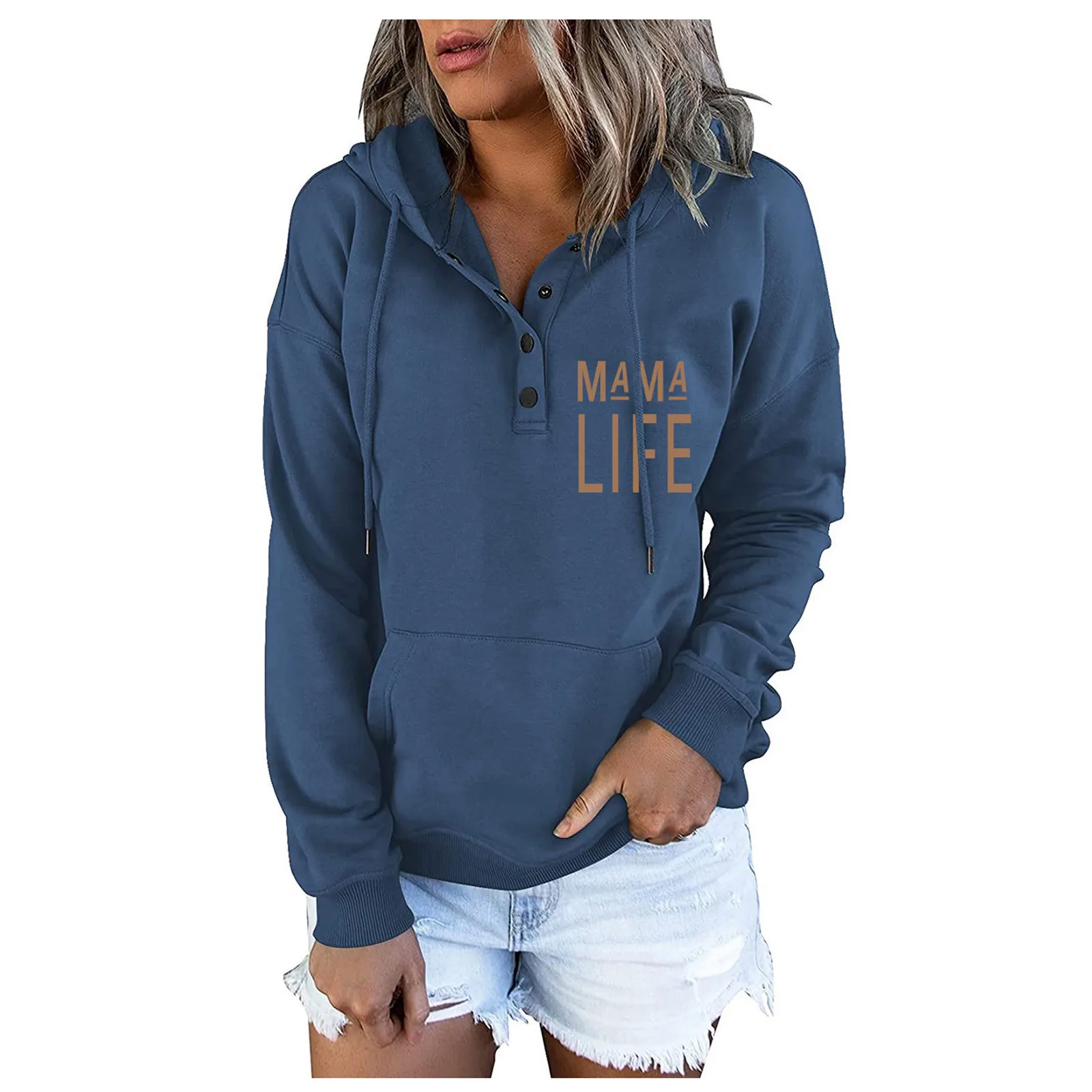 

Fashion Butterfly Sunflower Sweatshirts Woman Long Sleeve Casual Pullover Button Down Hoodies Hooded Pocket Sweatshirts 2023
