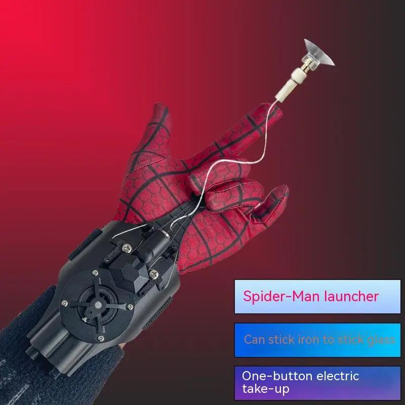 

Hot Marvel Spiderman Web Shooters Wrist Launcher Device Spider Man Peter Parker Cosplay Accessories Toys Props Kid Birthday Gift