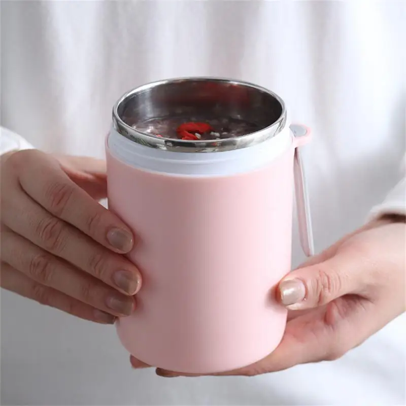 

Food Storage Containers Stainless Steel Soup Cup Sealed For Freshness Thickened Sealing Cutlery Set Thermos Pot Breakfast Cup