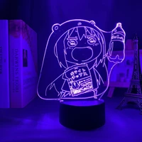acrylic 3d lamp anime himouto umaru chan for bedroom decor night light kids birthday gift room desk led light manga himouto