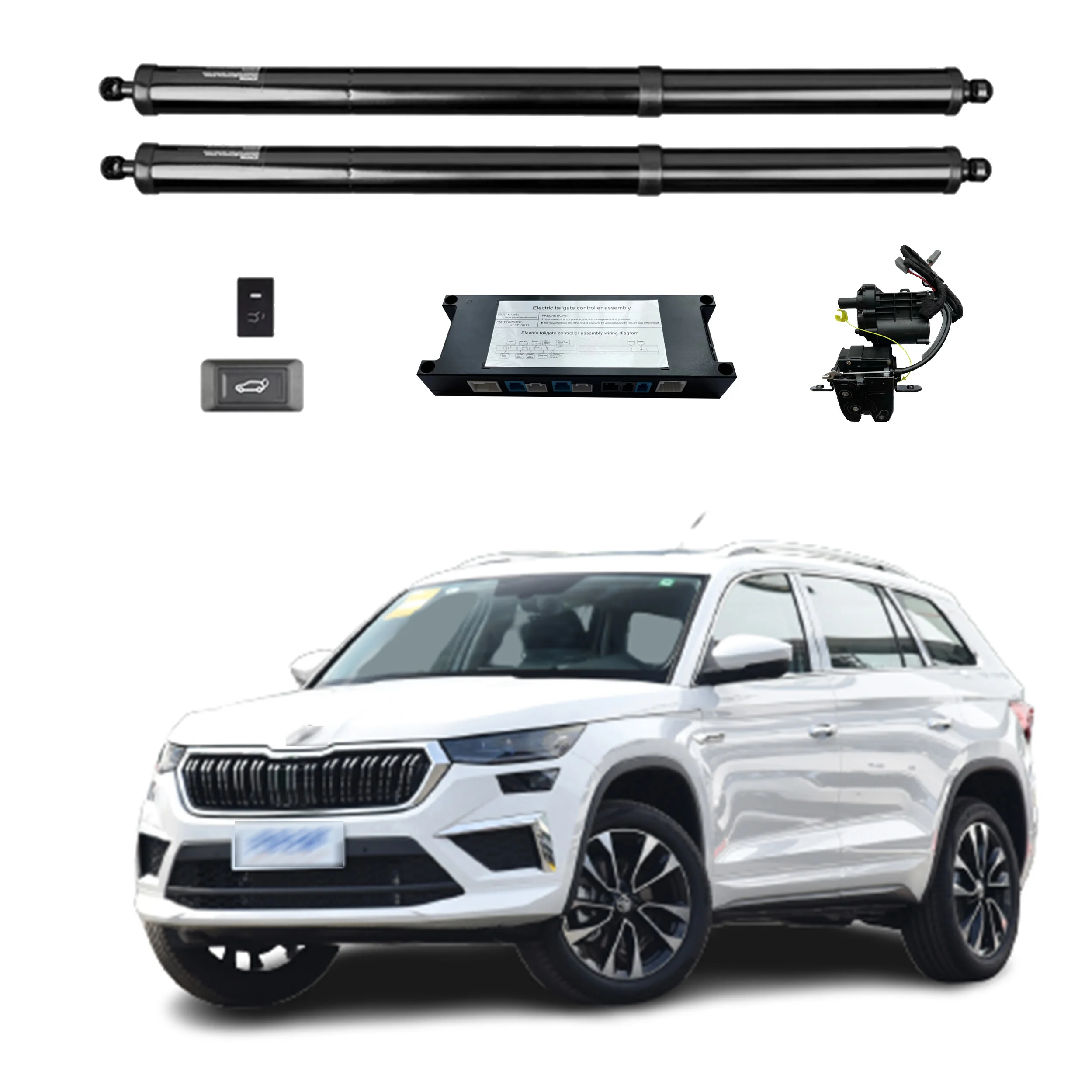 

For Skoda Kodiaq 2016+ Smart Power Tailgate Rear Door Auto Trunk With Remote Control Hands-Free Foot-Activated Optional