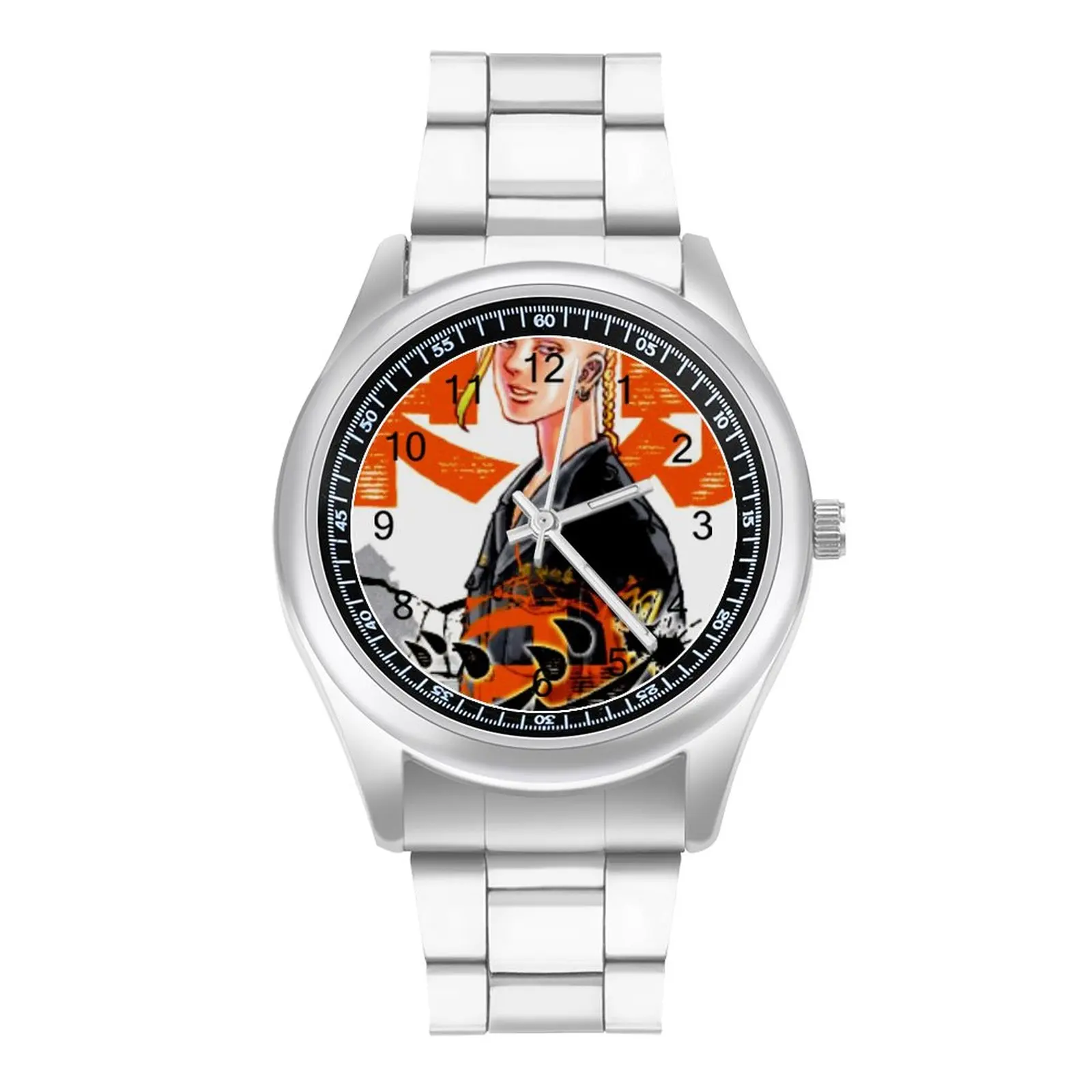 

Draken Tokyo Revengers Quartz Watch Anime Design Simple Wrist Watch Stainless Promotion Office Female Wristwatch