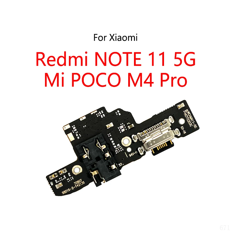 10 шт. для Xiaomi Redmi NOTE 11 5G / Mi POCO M4 Pro Pocophone USB зарядка док-порт Гнездо разъем гибкий кабель зарядная плата