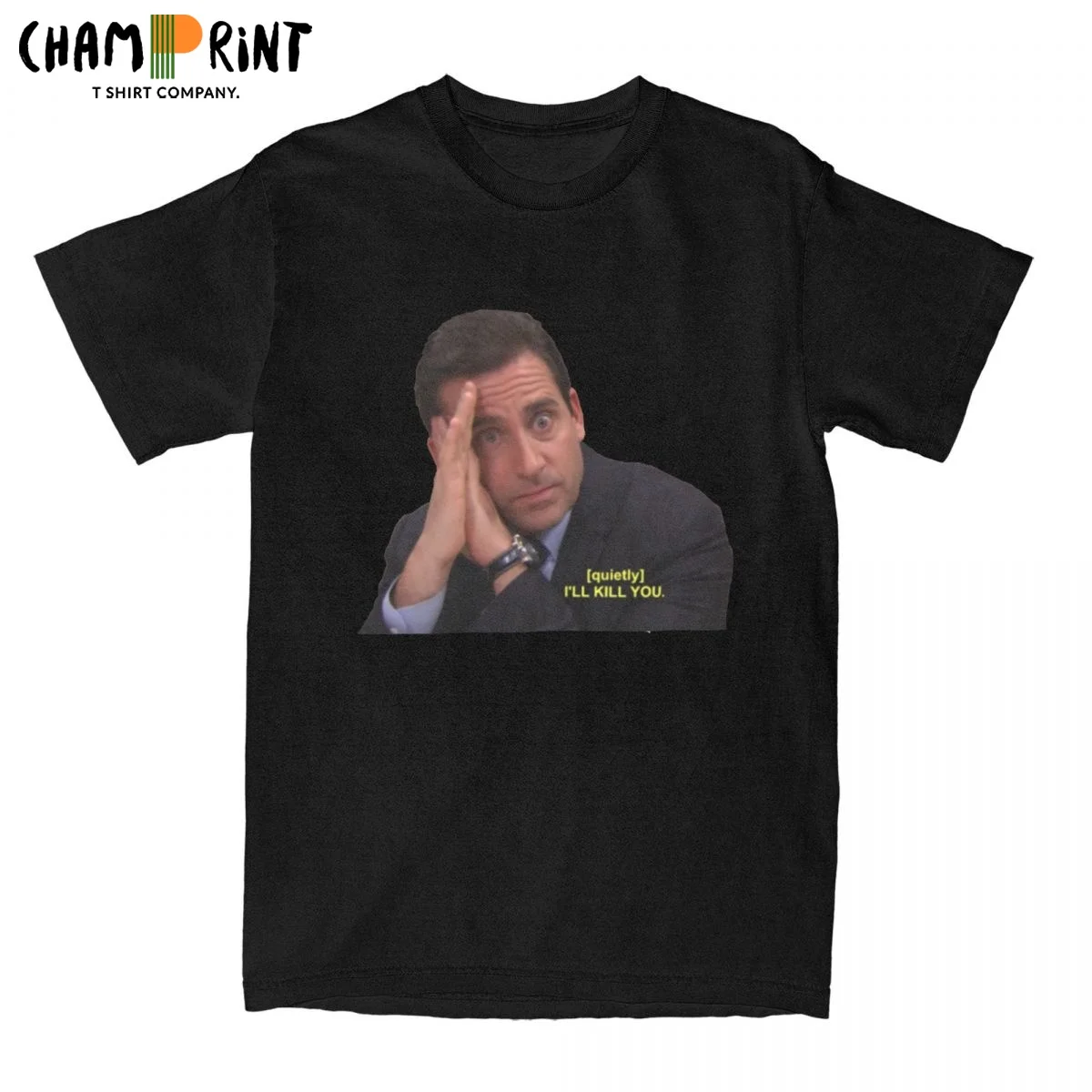 

Мужская Винтажная футболка из 100% хлопка с круглым вырезом и коротким рукавом