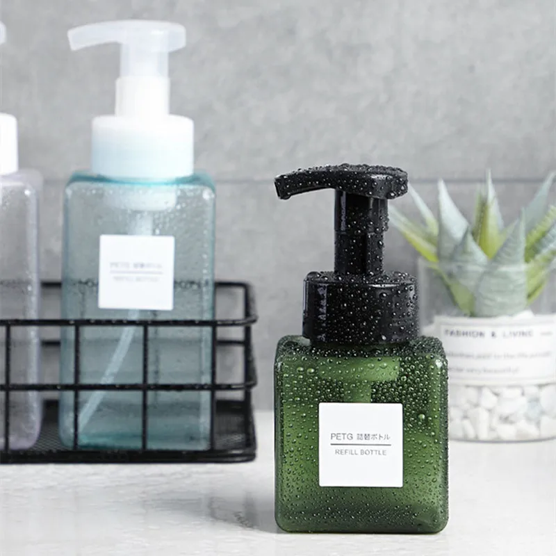 

Foam Pump Refillable Bottles Multiple Dispenser Mousse Foam Pump Press Container Essential Oil Soap Lotion Shampoo Empty Bottles