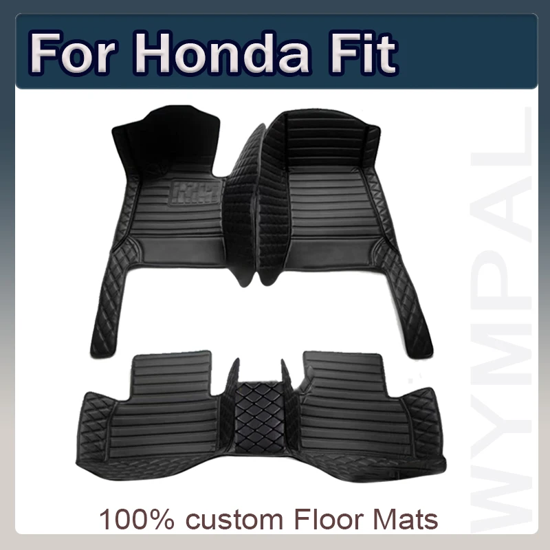 Автомобильные коврики для Honda Fit Jazz Hybrid GP5 GP6 2014 ~ 2020 водонепроницаемые защитные