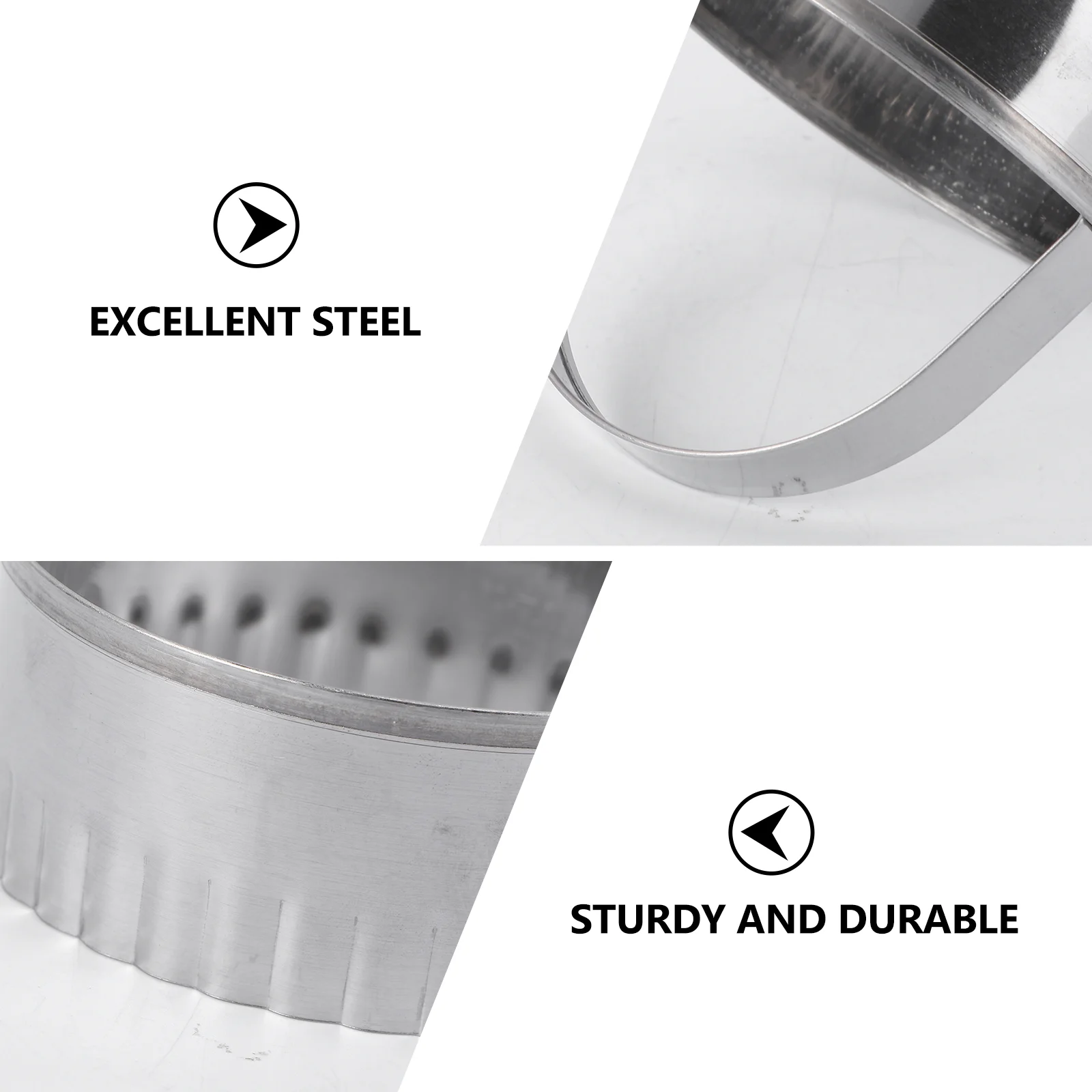 Классические круглые формочки для печенья из нержавеющей стали теста с ручкой