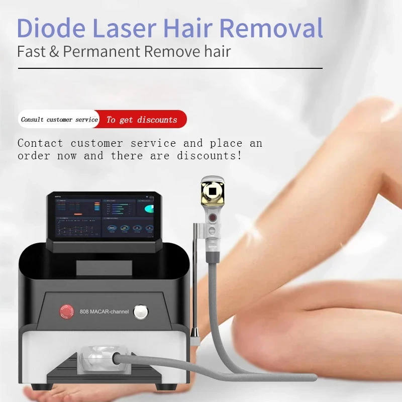 

2022 Portable 755 808 1064nm Triple Wavelengths Diode laser diode professional hair removal Machine For Permanent Hair Removal