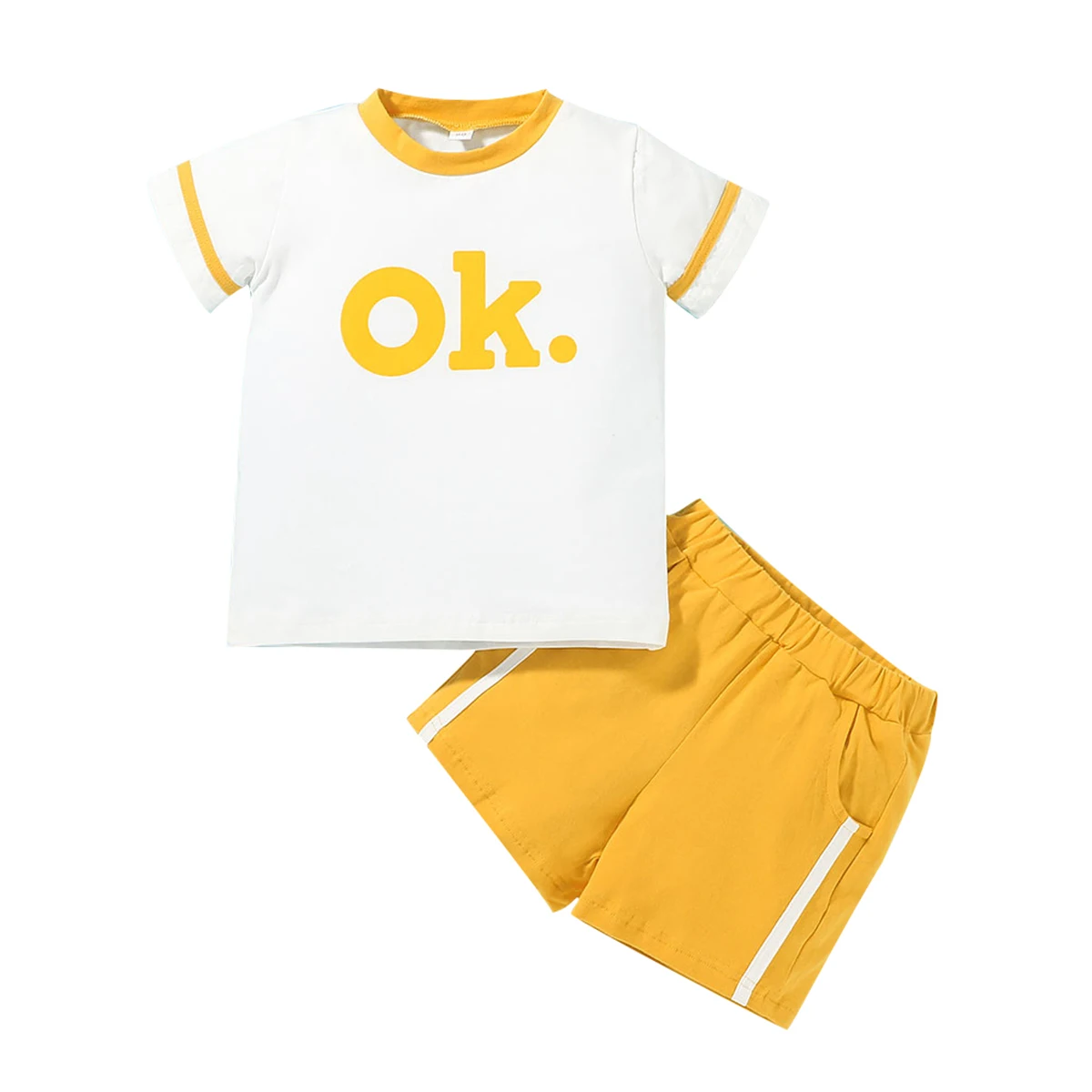 

Брюки LAPA для мальчиков с коротким рукавом и круглым вырезом, комплект из 2 предметов, с влаговпитывающим эффектом, детская одежда с надписью,...