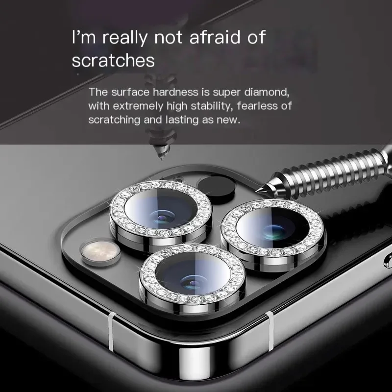 Закаленное стекло 9D для Iphone защитная пленка объектива камеры 15Pro Max 13 16 14Pro 2-3 шт.