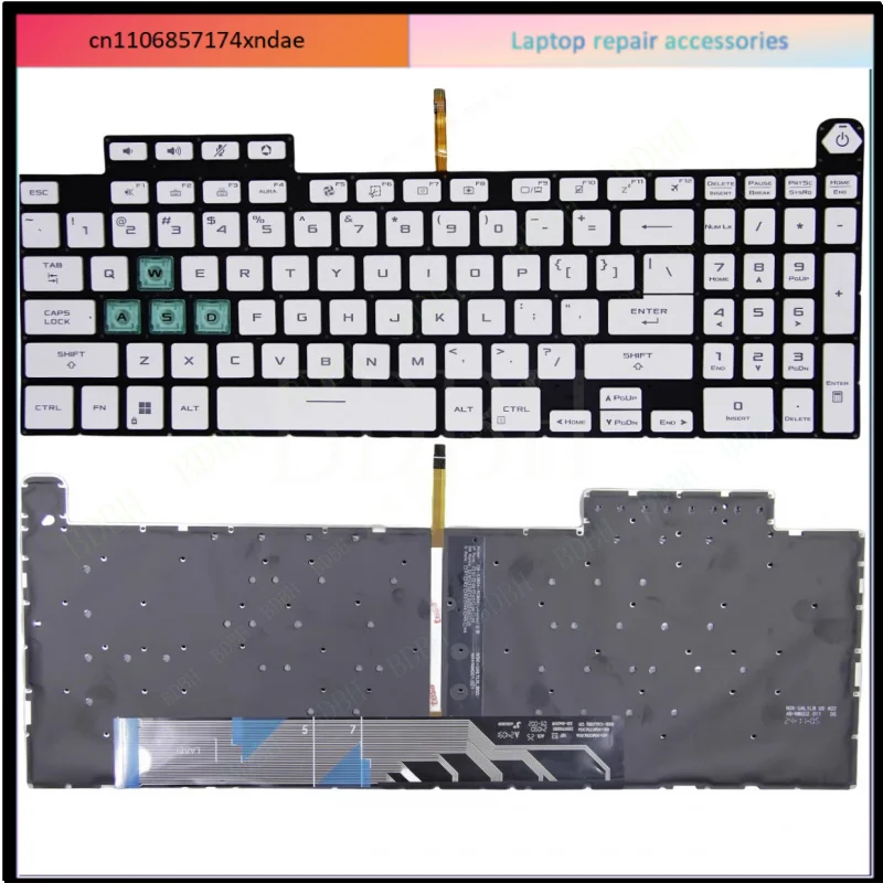 Фото Клавиатура с подсветкой для Asus TUF Gaming FA607PI FA607NU FA607PV FX607JU FX607JV (US-раскладка) №1