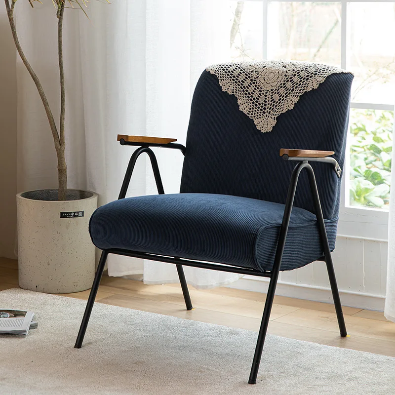 

Lounge Vintage Living Room Chairs Metal Design Outdoor Throne Chairs Ergonomic Lumbar Support Fauteuil Salon Italian Furniture