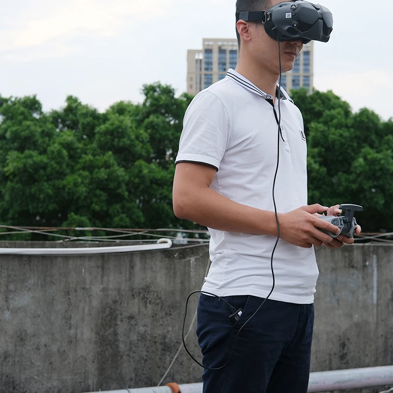 Фото Кабель для зарядки аккумулятора DJI FPV/Avata Drone Goggles V2, 130/30 см, линия питания, аксессуары для подключения аккумулятора №1