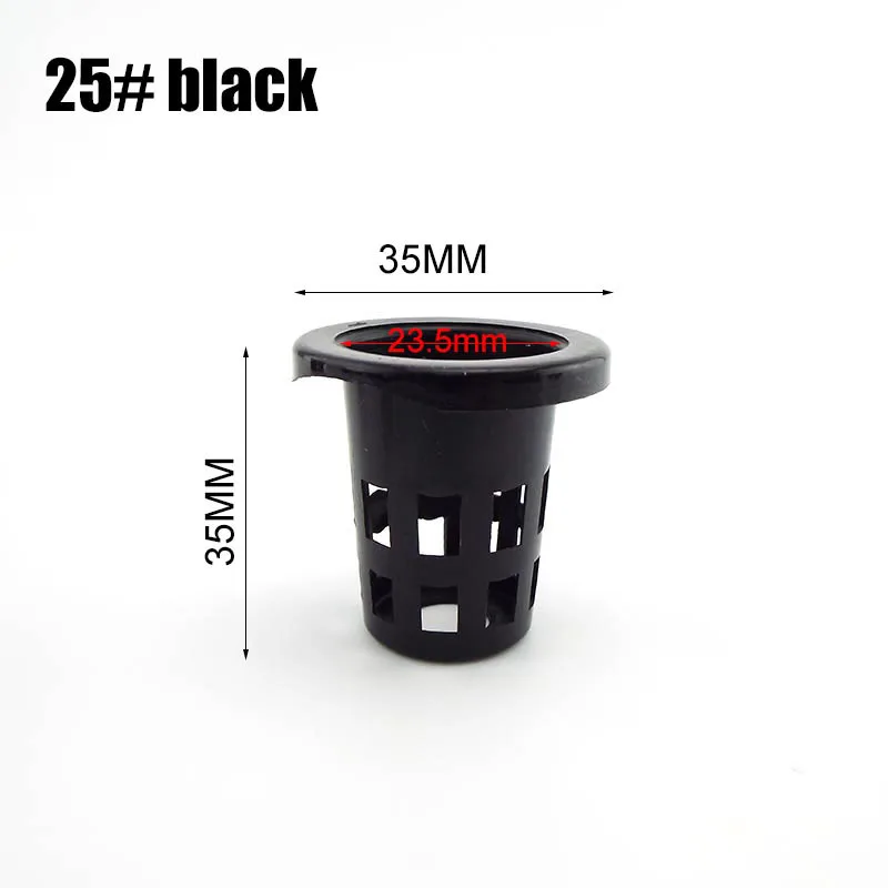 

Гидропоники колонизации сетчатый горшок чистая чашка корзина посадки гидропоники растут с настраиваемым потоком воздуха, клон kayfun Садоводство детские горшки 10 шт.