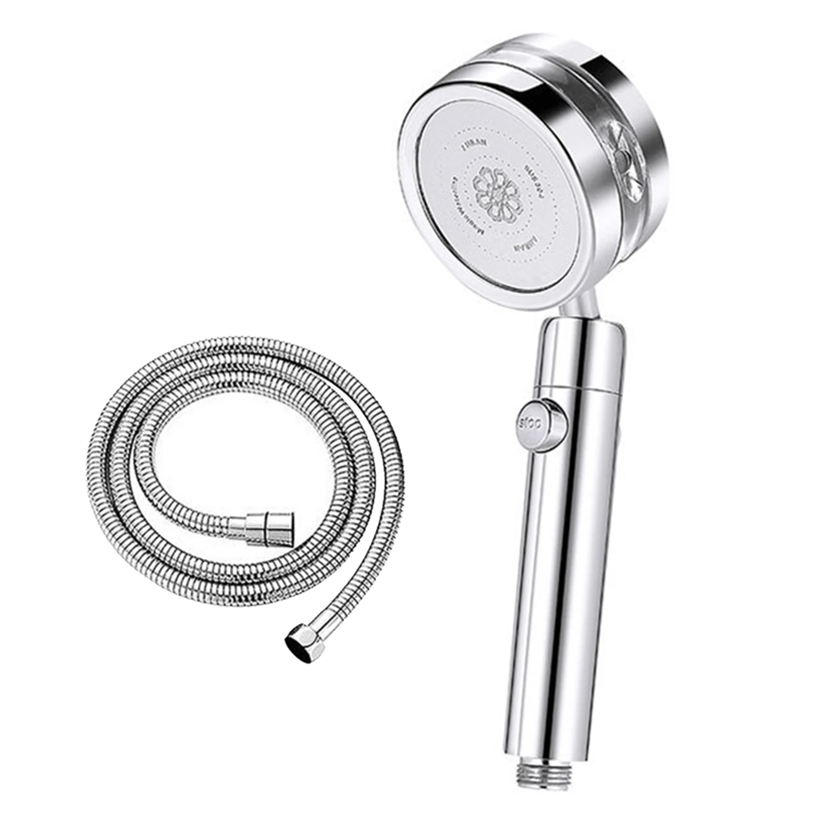 

Home Anti Blocking 360 Degrees Rotation Shower Head Handheld Easy Install Hotel Replacement Parts Water Saving High Pressure