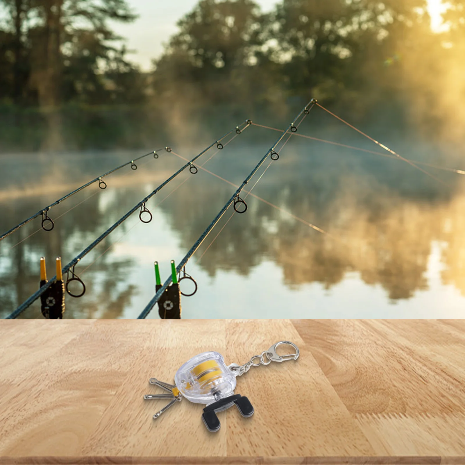 Портативный ретрактор для ловли нахлыстом катушка ремешка металлический крючок