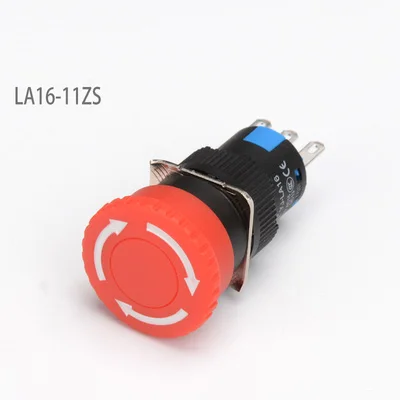 16 мм монтажные отверстия фиксация Аварийная остановка кнопка переключатель остановки неисправности переключатель питания