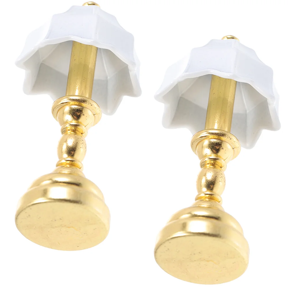 2 шт. игрушечный кукольный домик настольная лампа мини-настольный светильник