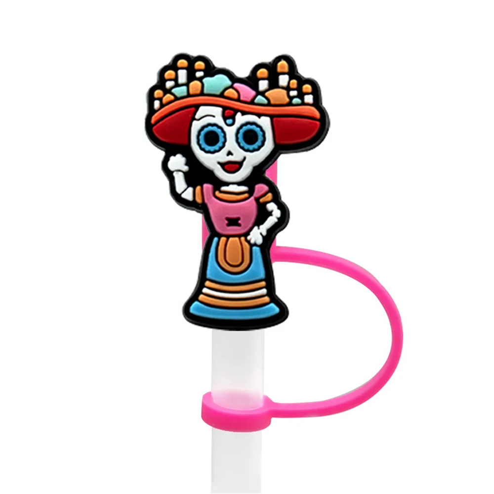 Крышка из силикона 8 мм с изображением страшного призрака черепа на Хэллоуин