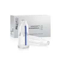 nanosoft microneedle fillmed 3 pin multi needle 34g 1mm 1 5mm 1 2mm for facial skin acne scars injection