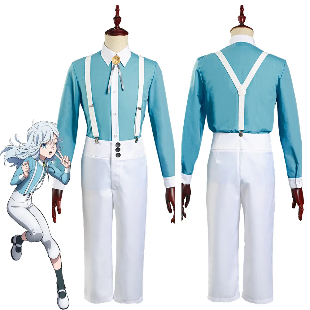 

Kemono Jihen Akira Cosplay Costume Shirt Pants Outfits Halloween Carnival Suit