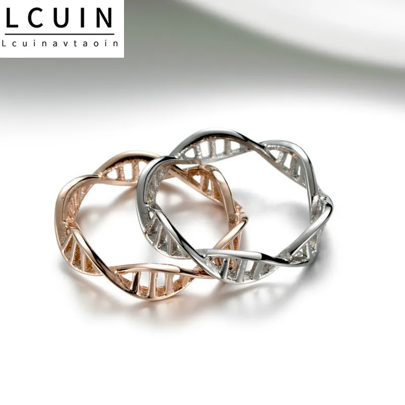 Double Helix Rose Gold Ring Infinity Eternity Charms Best Friend Gift Endless Love Symbol Fashion Rings For Women Anel | Украшения и