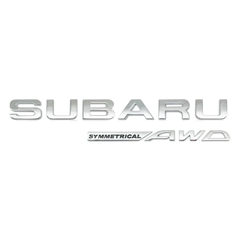 

Металлические наклейки с эмблемой заднего багажника автомобиля для Subaru BRZ SYMMETRICAL AWD логотип Forester XV Outback Impreza Legacy STI WRX значок наклейка