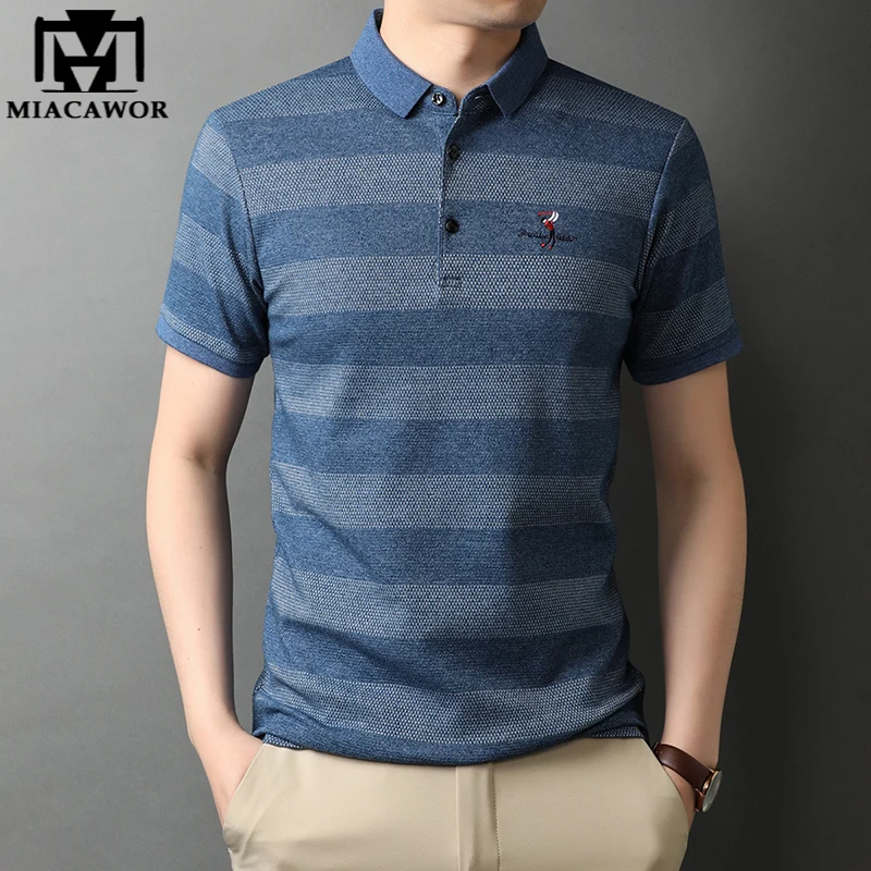 

New Summer Short Sleeve Designer Luxury Embroidery Polo Shirts Men Cotton Tops Tees Striped Casual Fashion Men Clothing T1237