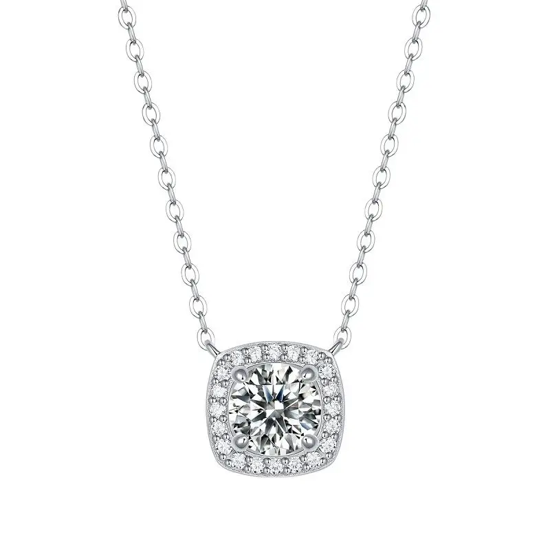 

Moissanite S925 Silver Pendant New Fresh Women's Love Necklace Collar Chain Star Fashion 2022 New Charm Family Gift Festival