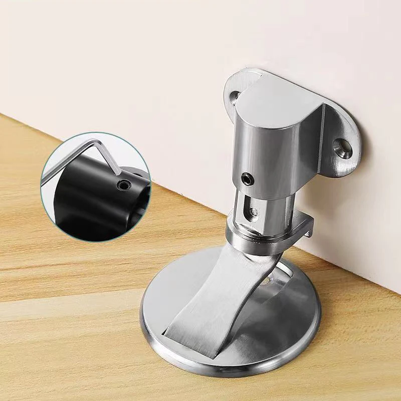 

Anti-collision Raised Suction Adjustable Alloy Magnetic Door Strong Anti-collision Wall Device Door Zinc Non-punching Stopper
