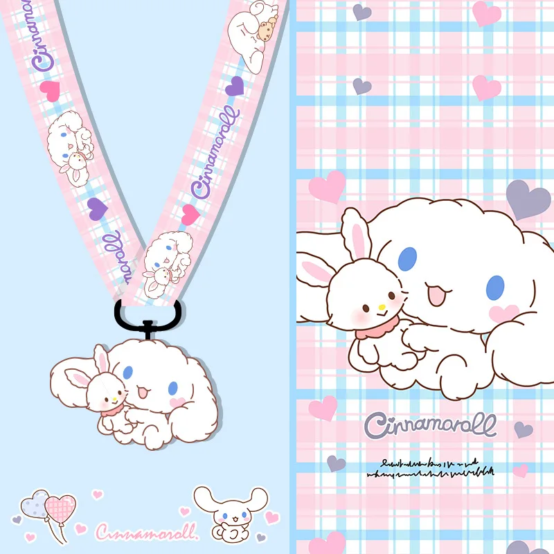 

Hello Kitty Couple Cartoon Pendant Lanyard Suitable for Apple Mobile Phone Lanyard Personality Female Hanging Neck Rope Pendant