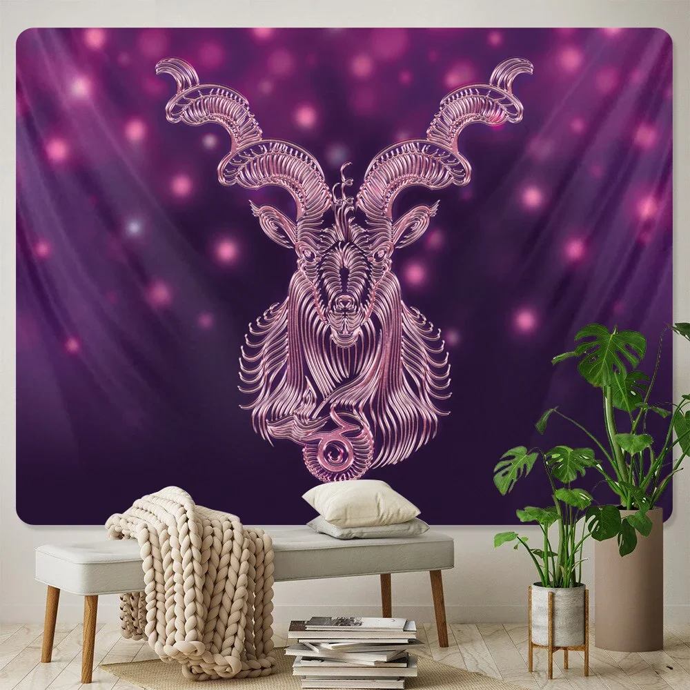 Гобелен для домашнего декора украшение на стену в стиле хиппи с принтом солнца