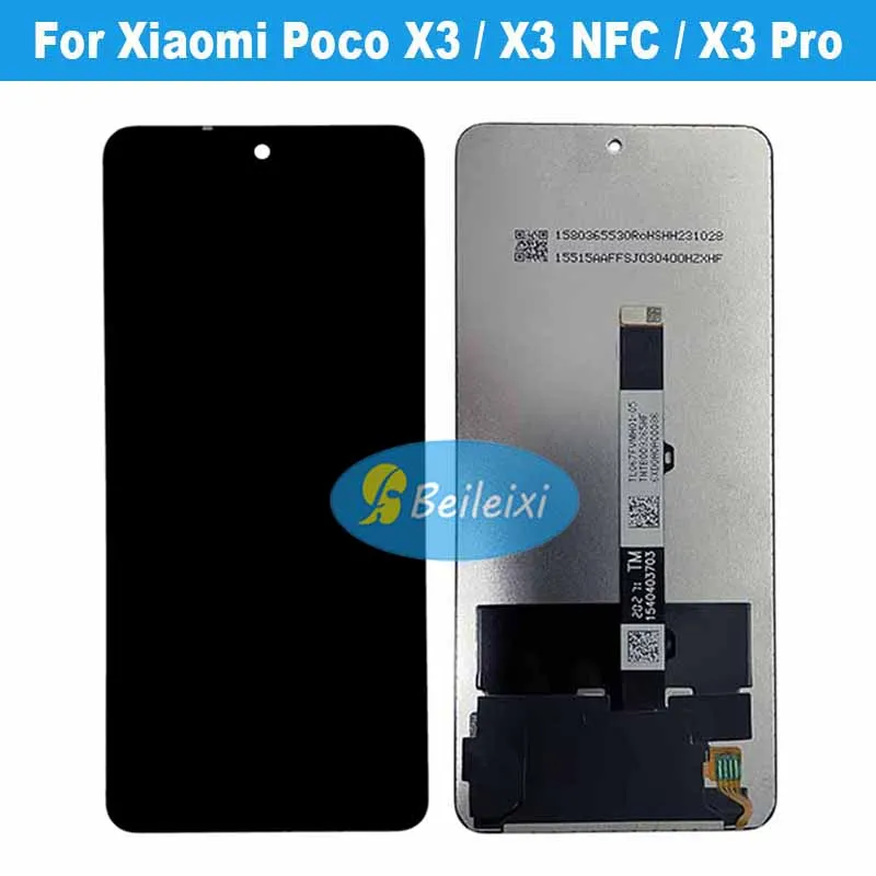 ЖК-дисплей с сенсорным экраном и дигитайзером в сборе для Xiaomi Poco X3 / NFC Pro M2102J20SI