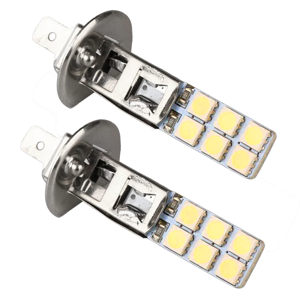 

2PC NEW H1 6000K Led Lamp Super Bright Car Fog Lights Day Driving Running Light 12V Fog Driving Light