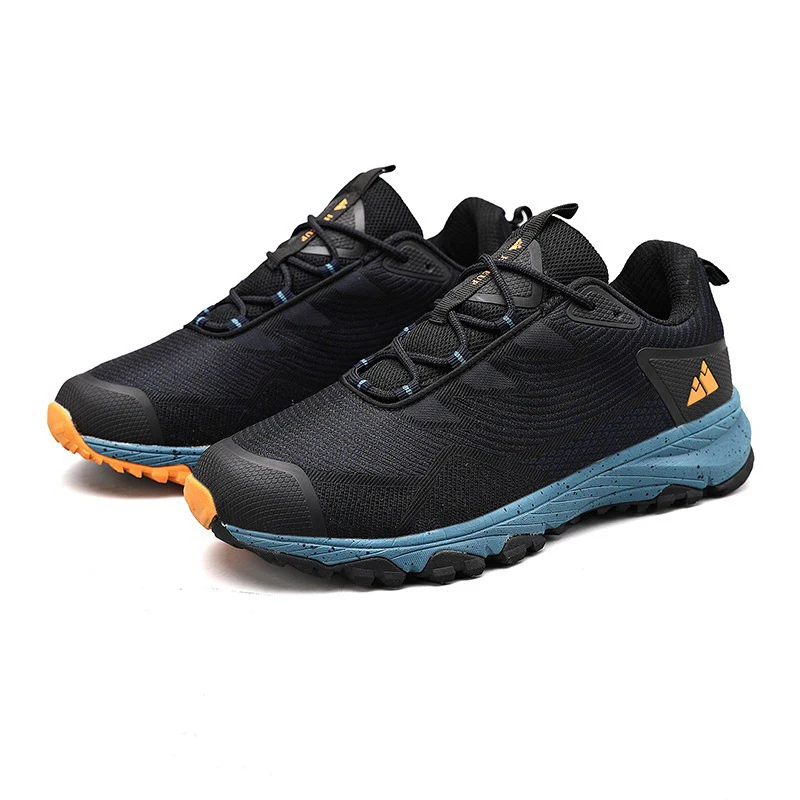 Autumn New Outdoor Mountaineering Shoes Men Large Hiking Shoes Cross-Country Casual Running Sports Shoes Sneakers Men Soft Sole