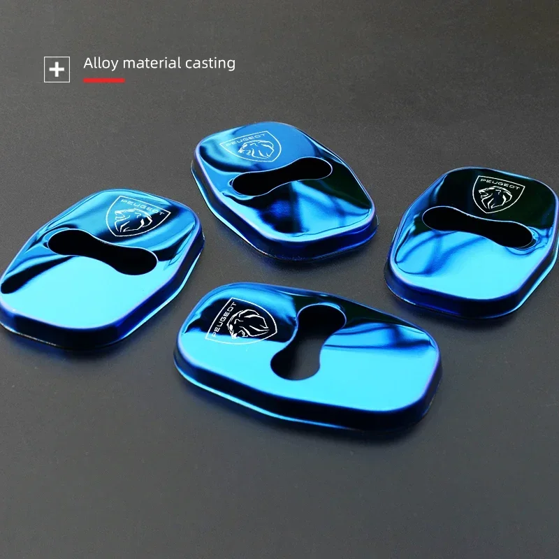 4 шт. модные автомобильные чехлы из нержавеющей стали защитный чехол для дверного