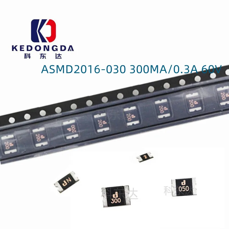 

ASMD2016-030 300MA/0.3A 60V patch self-restoring fuse Taiwan Unitsu JDT