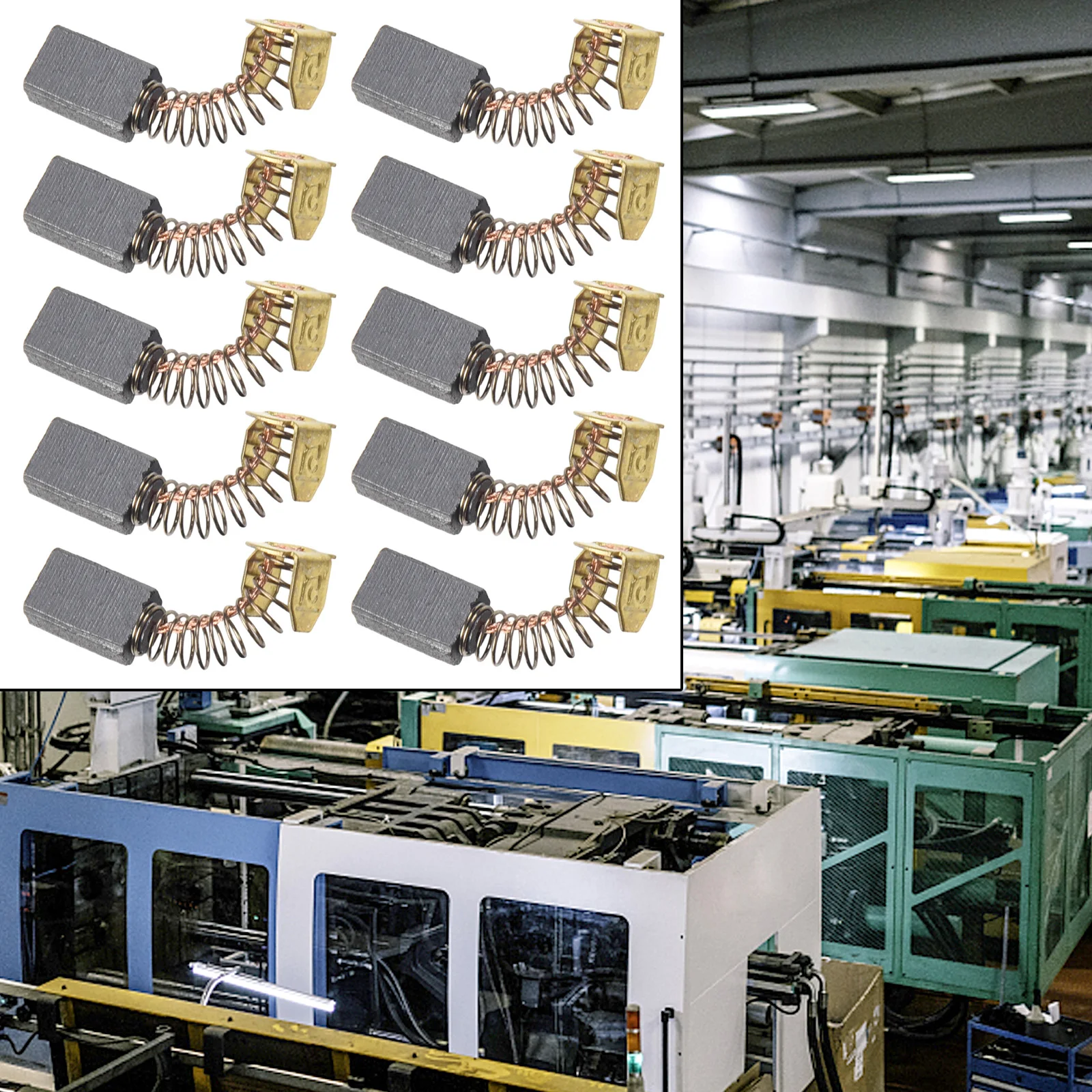 10 шт. угольная щетка CB9 CB10 CB50 CB51 CB60 замена MAK-CB50 MAK-CB51 для различных