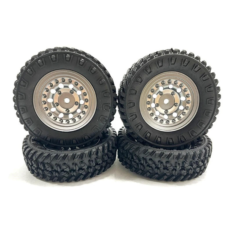 

NEW-55Mm 360G 1,3 дюйма шина колеса с латунным кольцом для радиоуправляемого гусеничного автомобиля Axial SCX24 FMS FCX24 Enduro24, обновления