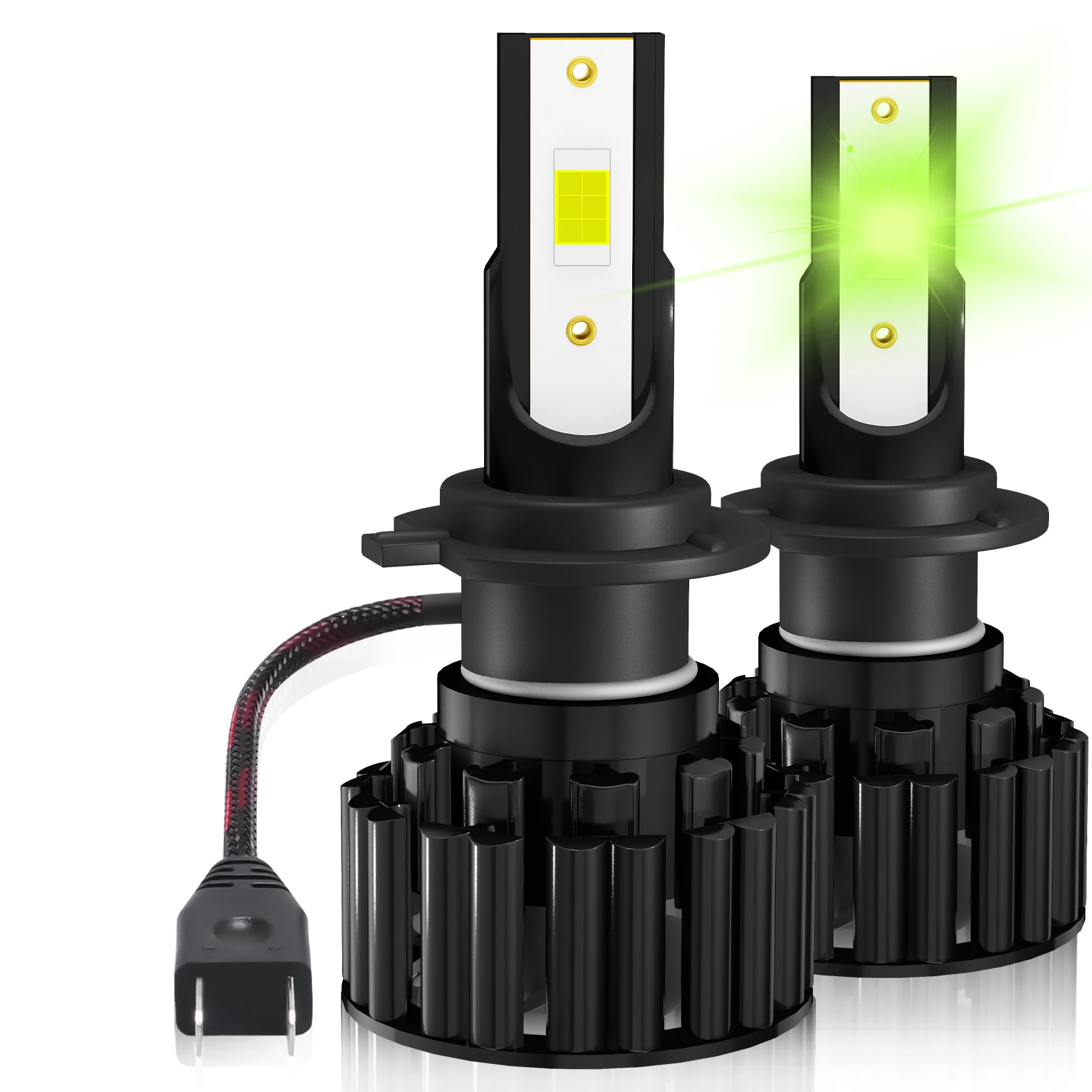 2Pcs H1 H3 H4 H7 Canbus H8 H11 HB3 9005 HB4 9006 Lemon Car Headlights Mini 100W 30000LM Light Bulbs Automobiles Auto Lamp - купить по