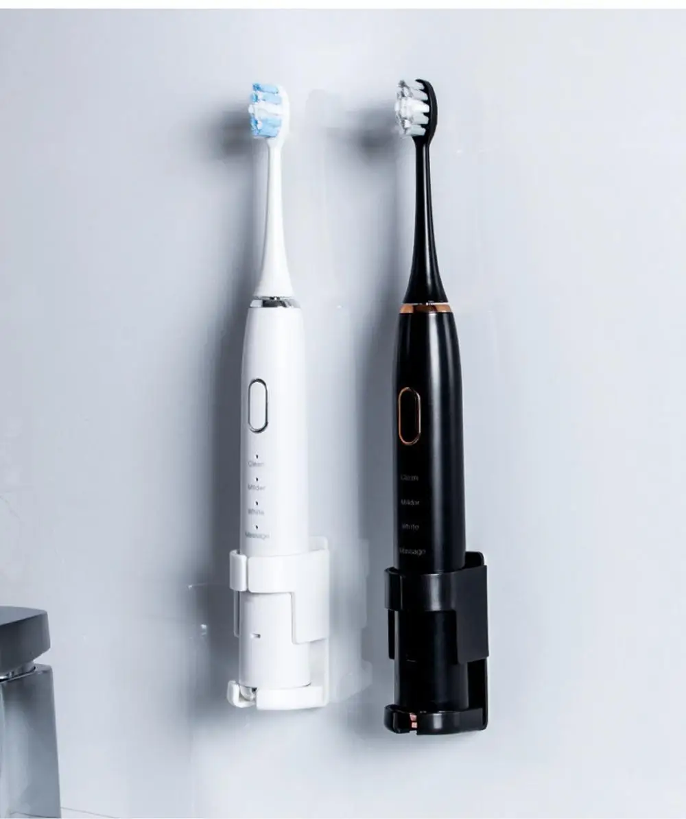 

Telescopic Electric Toothbrush Holder Adjustable Gravity Induction Storage Ball Rack Wall-mounted Drain Organizer Bathroom Tool
