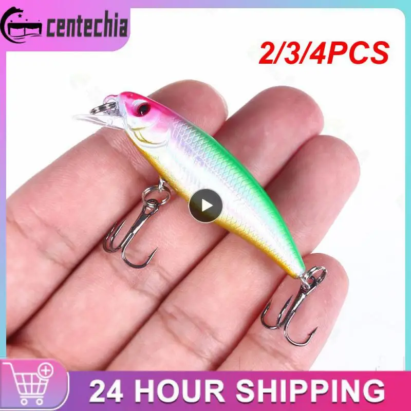 

2/3/4PCS Sharp Barb Hook Bait Soft Silicone Material Smooth Coating Fishing Gear Bait And Bait Reflective Temptation