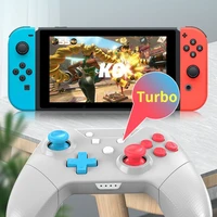 oly game wireless bluetooth game controller for nintendo switch pro ns lite pc nfc turbo 6 axis doublemotor 3d joysticks gamepad