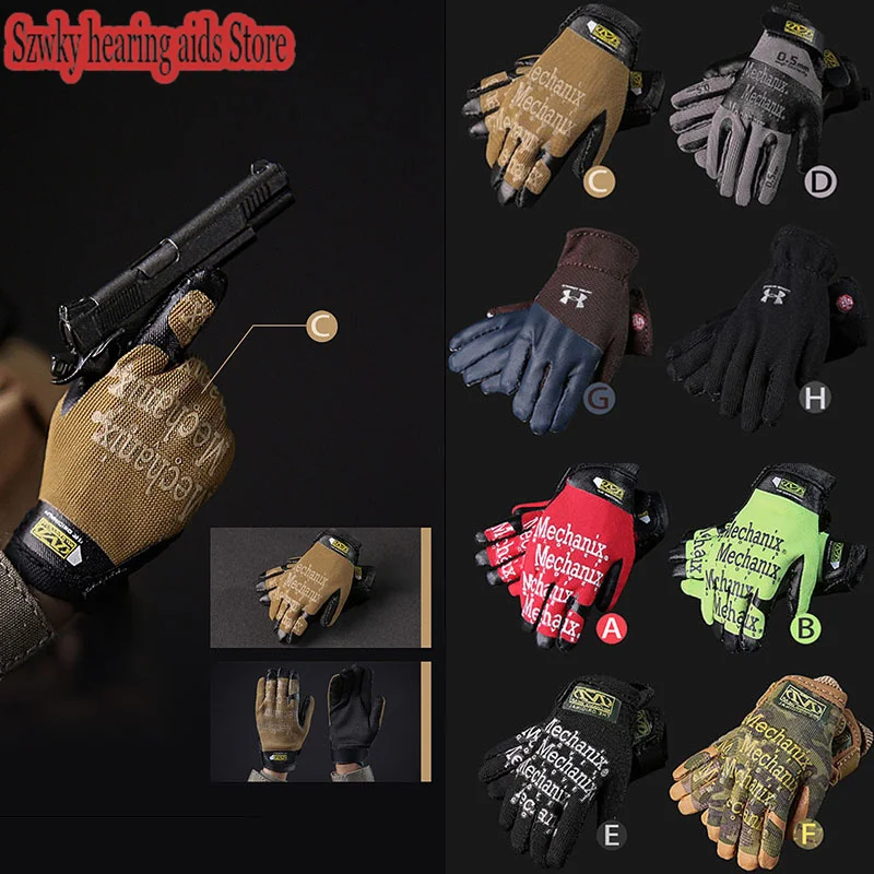 

ARMSHEAD 1/6 Seal Delta Alpha Stretch Cloth Gloves Soldier Scene Accessories Fit 12 inch Male Soldier Action Figure Doll