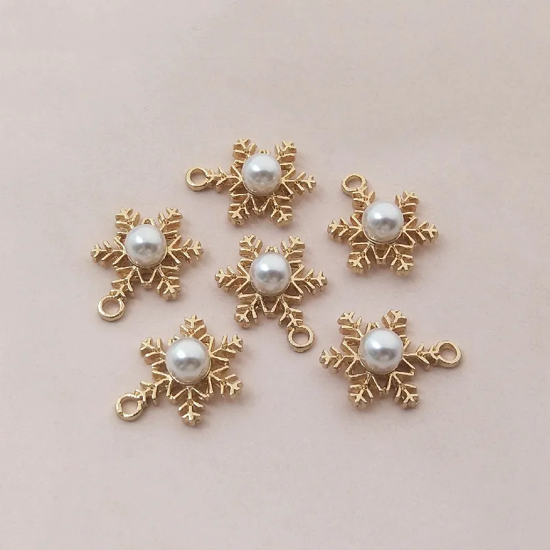 

10 Pcs/Lot Plum Blossom Pearl Rhinestones Rhinestone Buttons For Craft Wedding Invitation DIY Girl Hair Bowknot Metal Buttons