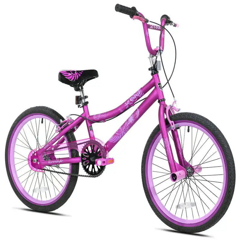 

2 крутой велосипед BMX для девочек, атласный фиолетовый