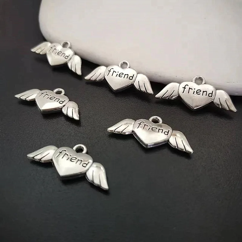 Очаровательная подвеска из сплава с покрытием под античное серебро аксессуары